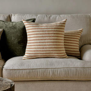 Nkuku Sanval Wool Cushion Cover Rust 50cm